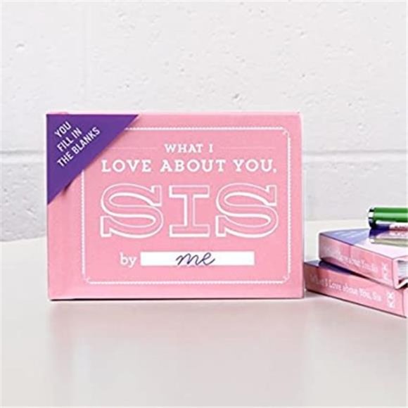 What I Love about You,Sister Fill in the Love Book Fill-inthe-Blank Gift Journal - Picture 5 of 6
